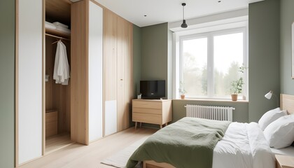 Scandinavian bedroom interior design bedroom