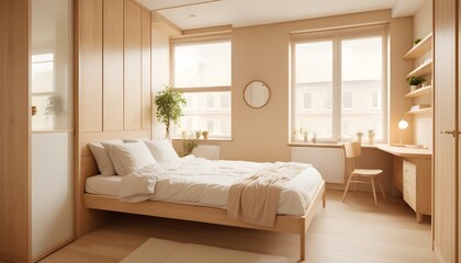 Scandinavian bedroom interior design bedroom