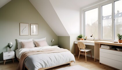Scandinavian bedroom interior design bedroom
