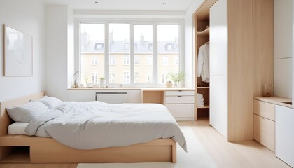 Scandinavian bedroom interior design bedroom