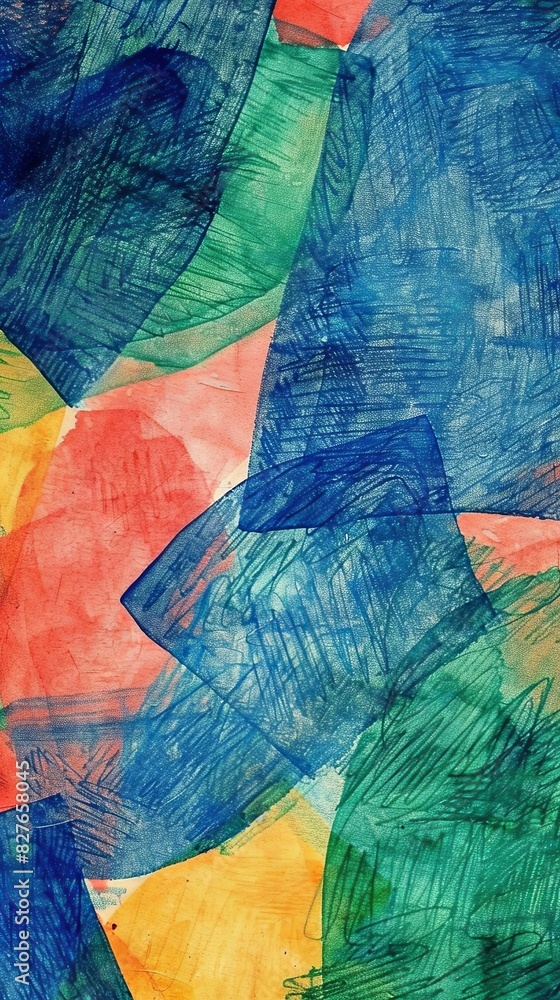 Poster a lively display of swirling colors and shapes in an abstract background