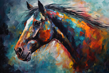 horse painting 