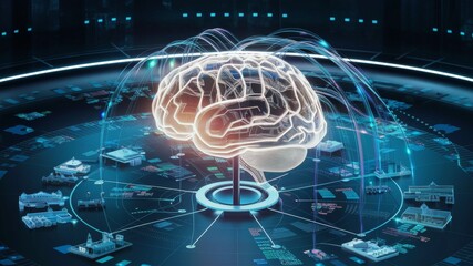 Cloud computing transfer big data on internet. futuristic digital technology