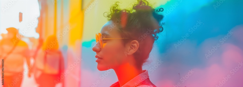 Poster 3. **visibility matters**: showcase a powerful image of an lgbtq+ person proudly expressing their id