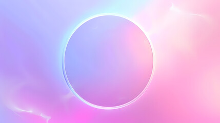 Obraz premium neon circle