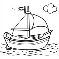 boat vector illustration