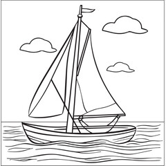 boat vector illustration
