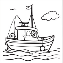 boat vector illustration