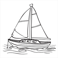 boat vector illustration