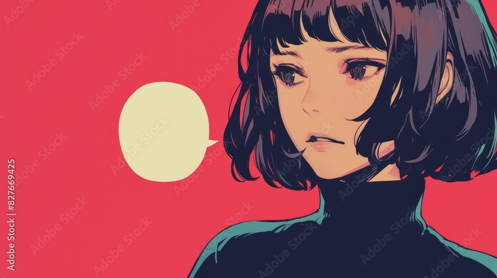 Poster a cartoon rendered character with a sad expression is politely asking for something accompanied by a