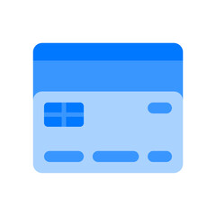 Credit Card Blue Flat