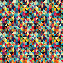 Vibrant multicolored seamless pattern