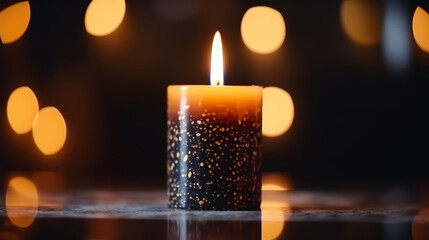 Light candles to celebrate Christmas.