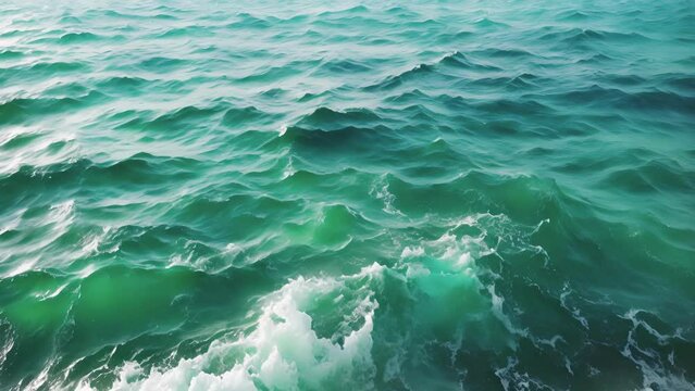 The gentle waves of the ocean are now adorned with shimmering shades of green and blue. A mesmerizing sight of natures beauty and the impact of phytoplankton blooms.