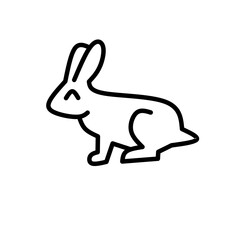 Stroke line icons set of animals. Simple symbols for app development and website design. Vector outline pictograms isolated on a white background. Pack of stroke icons