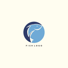 Tuna Fish Logo simple design