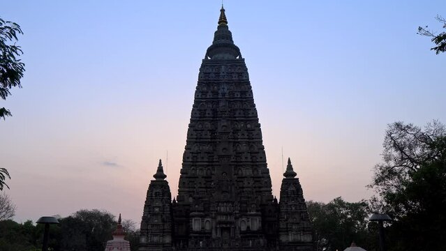 Bodh Gaya Temple, site of Buddha's enlightenment, Bihar, India