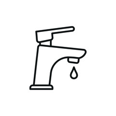 Faucet icon vector design templates simple and modern