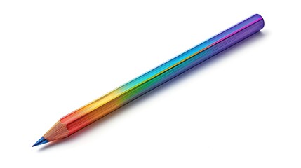 A new kind of pencil that writes in all the colors of the rainbow. The perfect tool for artists, designers, and anyone who loves to color.