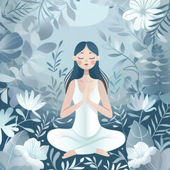 yoga lotus position