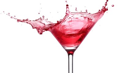 cosmopolitan cocktail on a background with copy space. Cosmopolitan cocktail Isolated.