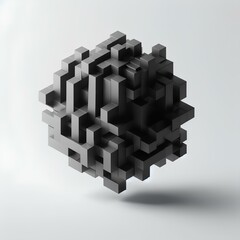 abstract 3d cubes