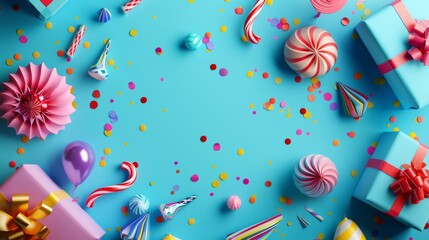 party items presentaion cover page 