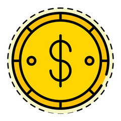 Coin Sticker