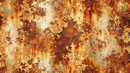 Rusty Metal Surface with Weathered Texture