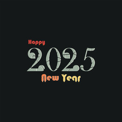 Obraz premium 2025 design element vector icon with creative concept