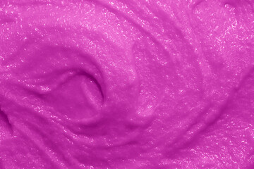 Obraz premium Berry yoghurt ice cream. Smoothies from fresh fruits and berries. Ice cream texture. Delicious sweet dessert close-up as a background.