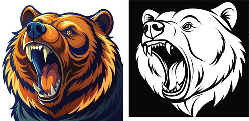 Wild Animal Bear Brasting-