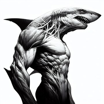 tibur&oacute;n humanoide