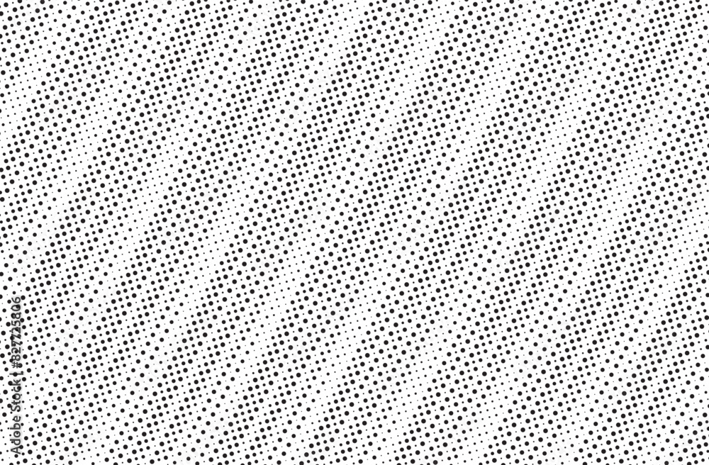 Aufkleber halftone vector background. monochrome halftone pattern. abstract geometric dots background. pop art