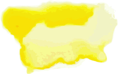 Obraz premium Yellow, gold watercolor abstract background, splash, stain, paint brush design element. Aquarelle hand drawn paper texture, liquid colour. Colourful texture, wash.