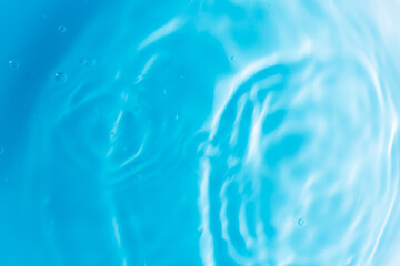 Macro blue water surface,Blur​ abstract​ of​ surface​ blue​ water. Abstract​ of​...