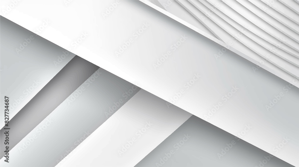 Poster grey white abstract background paper shine and layer element vector for presentation design. suit fo