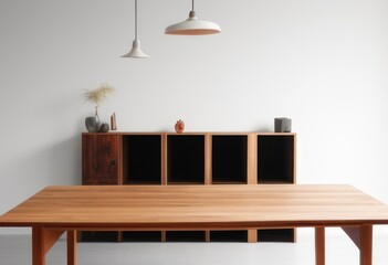 wooden table