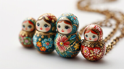 Traditional Russian matryoshka dolls