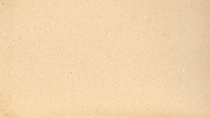 Recycled aged kraft paper texture for background. Vintage horizontal rectangular sheet of cardboard with texture