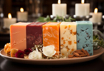 soap with candles