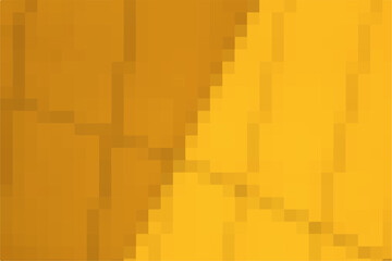 Gradient yellow background. Creative texture from yellow squares for publication, design, poster, calendar, post, screensaver, wallpaper, postcard, cover, banner, website. Vector illustration