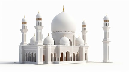 3d rendering of mosque
