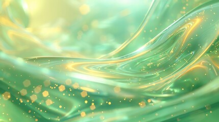 Macro glass 3d Y2K render abstract background. Transparent glassmorphism modern texture. Holographic curved wave in motion. Gradient design element.