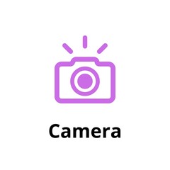 Camera vector illustration design