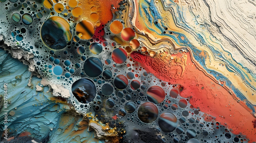 Poster 4. **the power of magnification**: capture the transformation of seemingly ordinary substances into 