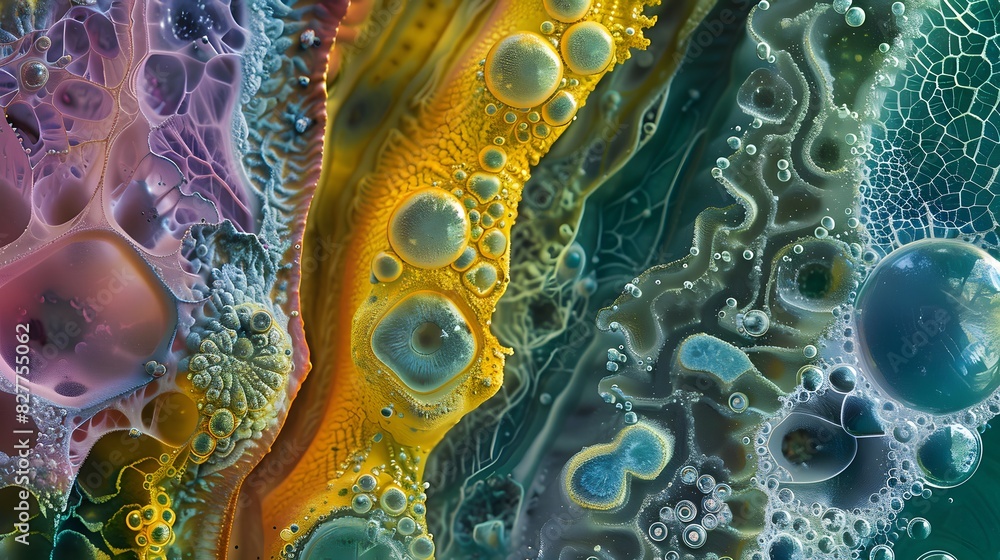 Poster 4. **the power of magnification**: capture the transformation of seemingly ordinary substances into 