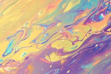 A world of water droplets, full of color