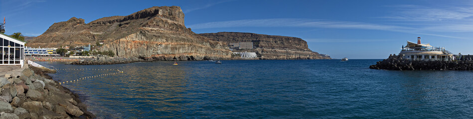 Coast at Puerto de Mogan on Gran Canaria,Canary Islands,Spain,Europe
