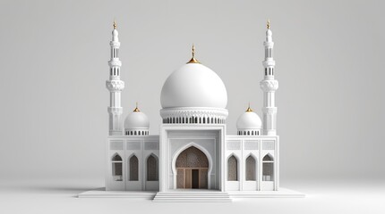 Obraz premium 3d rendering of mosque